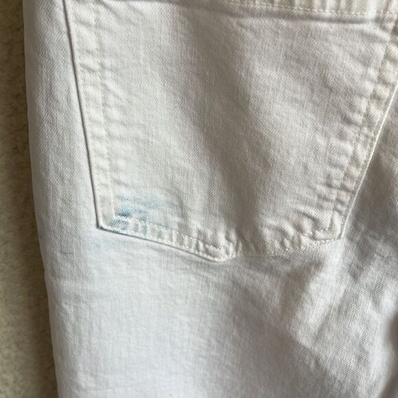 J Crew Full-length slim wide-leg jean in white Size 24‎ - Picture 10 of 11